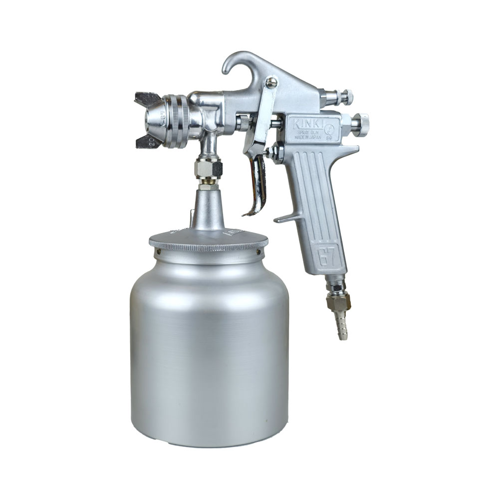 กาพ่นสี KINKI K-67S-15/20 + กระป๋อง KS-12-3 1.2L กาล่าง