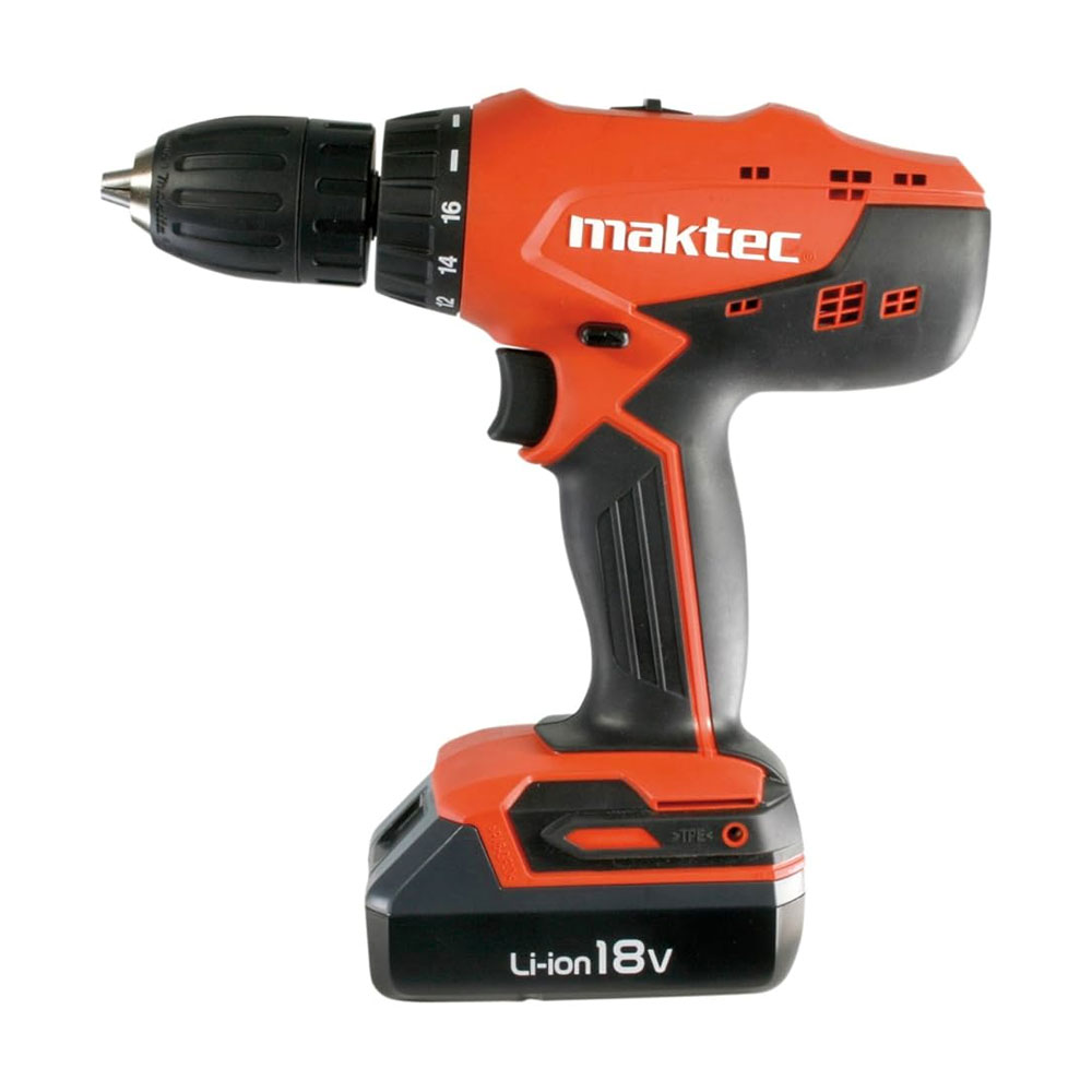 MT071E สว่านแบตเตอรี่ ขนาด 1/2" (13มิล) พร้อมแบตเตอรี่ 18โวลท์ 1.1แอมป์ จำนวน 2ก้อน และแท่นชาร์จ