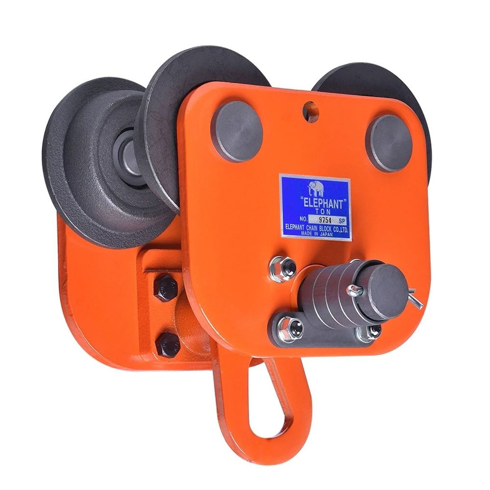 P2  รอกวิ่ง 2 ตัน (ธรรมดา) ความกว้าง I-BEAM 100 - 150 มม., สูง 150 - 400 มม.