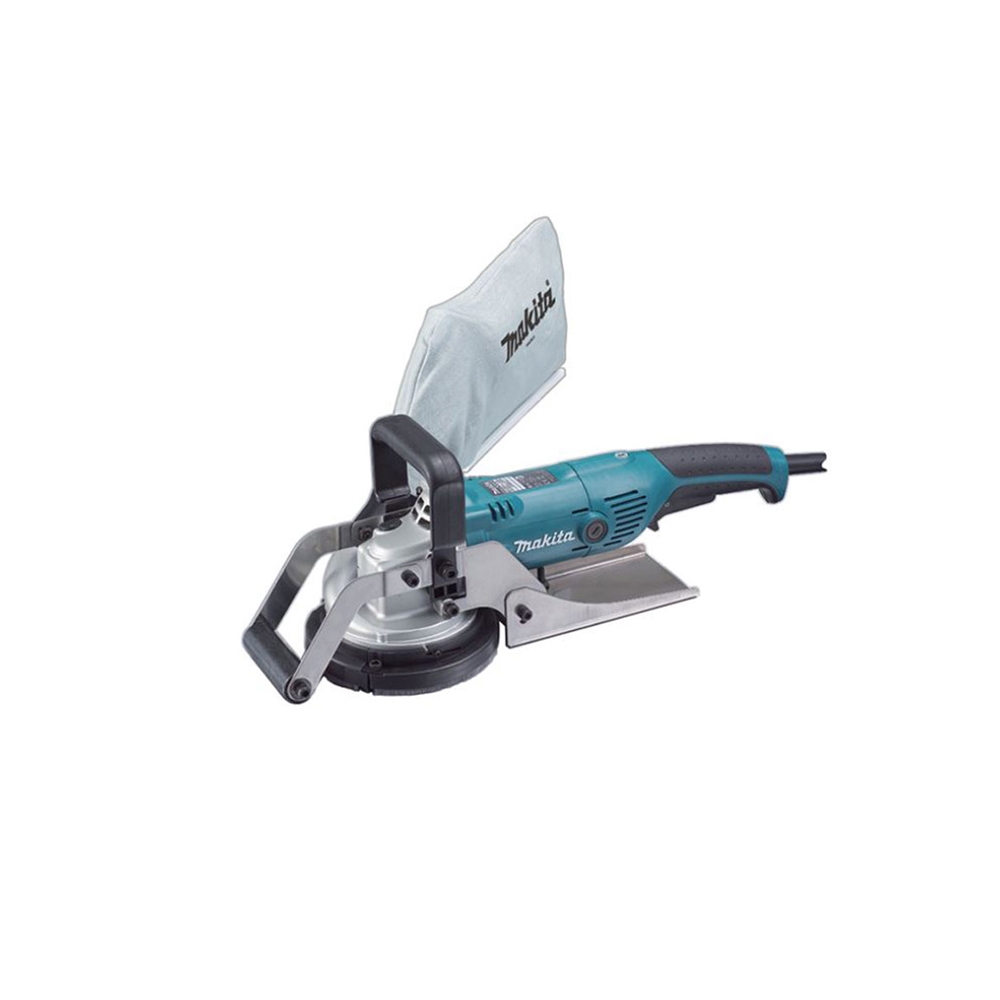 PC5001C เครื่องขัดคอนกรีตไฟฟ้า 5" (125 มม.) 1,400 วัตต์ มีลูกล้อปรับระดับความลึกได้