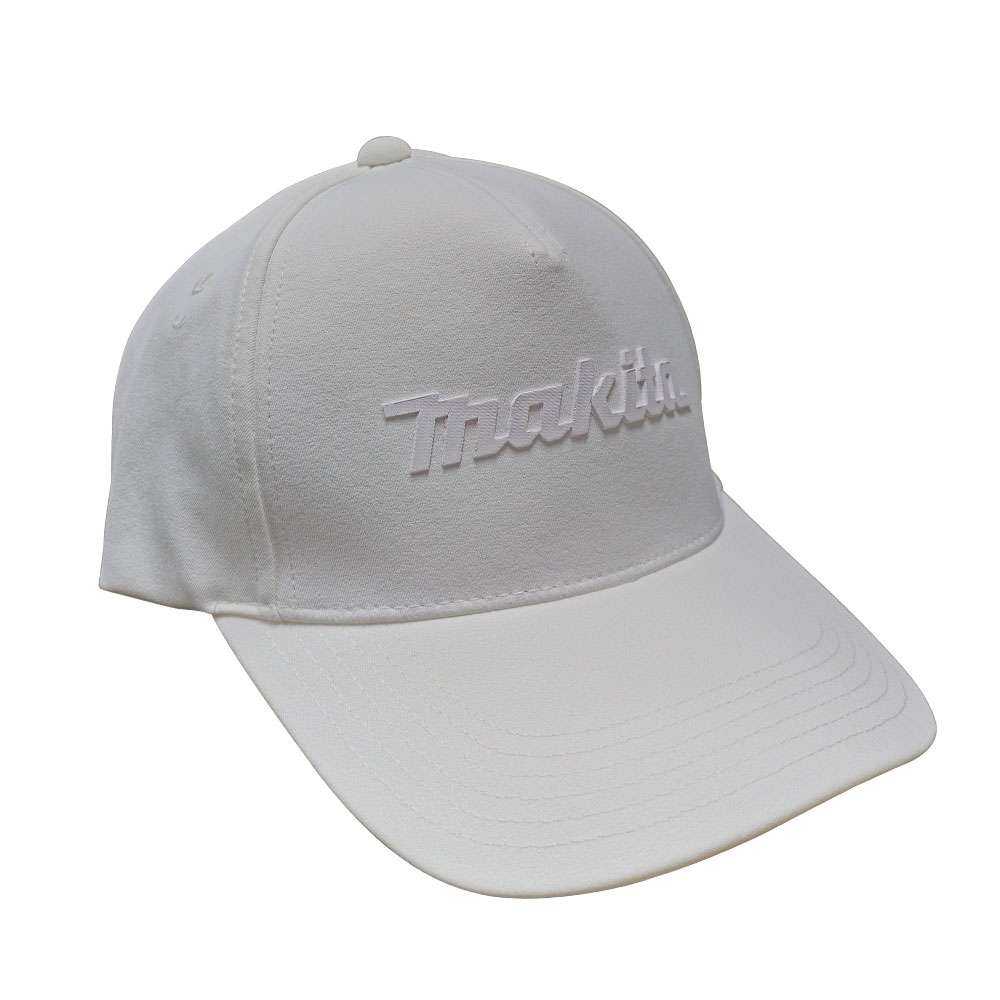 หมวกแก๊บ ผ้า (สีขาว)  โลโก้ MAKITA