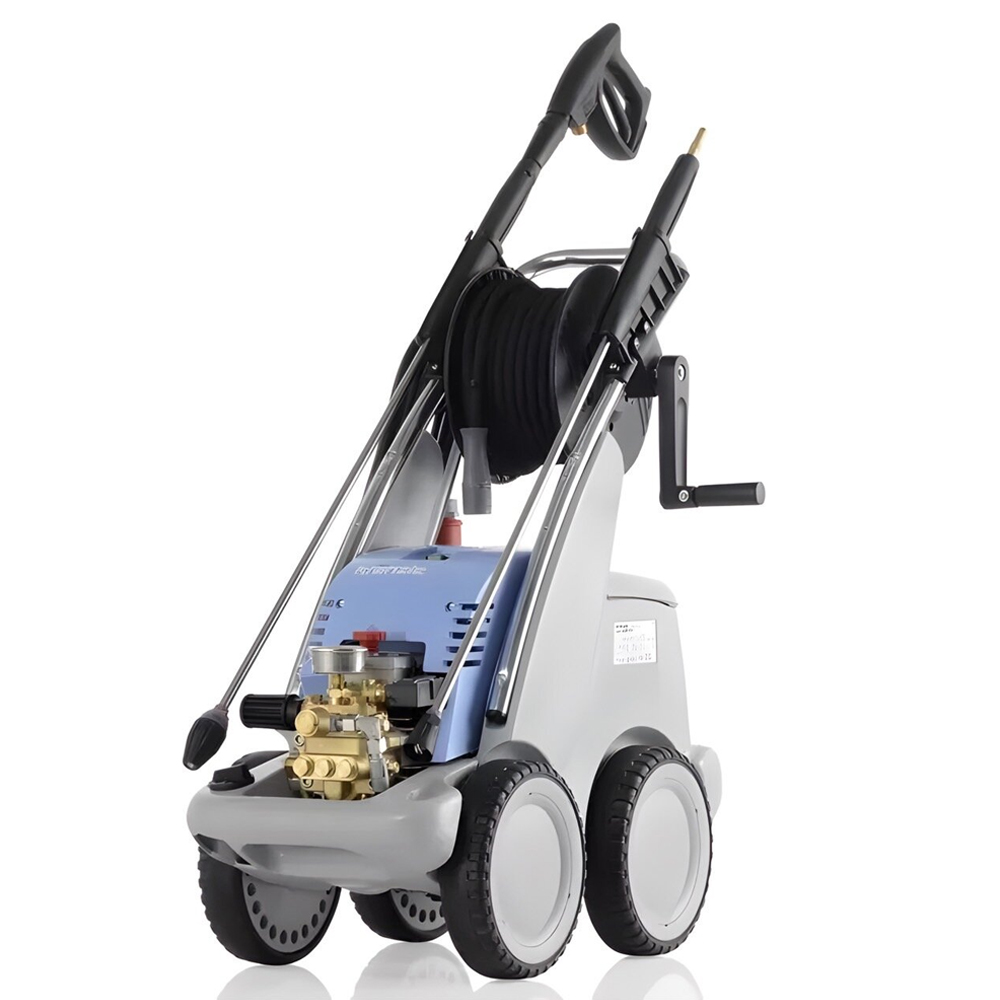 Quadro 799 TS T ปั๊มอัดฉีด 180 บาร์ 1,400รอบ 400โวลท์ ระบบ Total Stop ล้อเก็บสายอัดฉีด