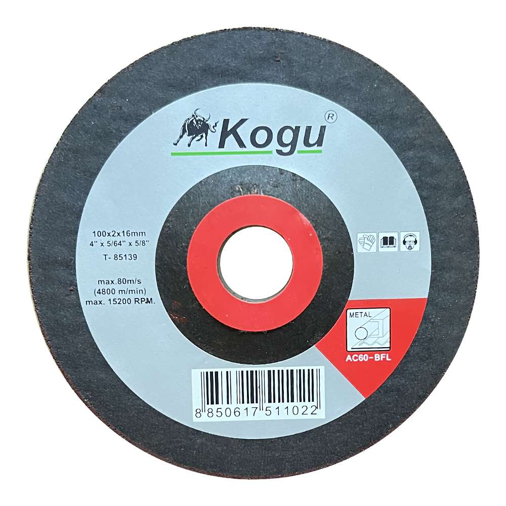 ใบเจียร์อ่อน KOGU T-85139 100x2x16 แดง (ญ.400/ล.25) .1102 2