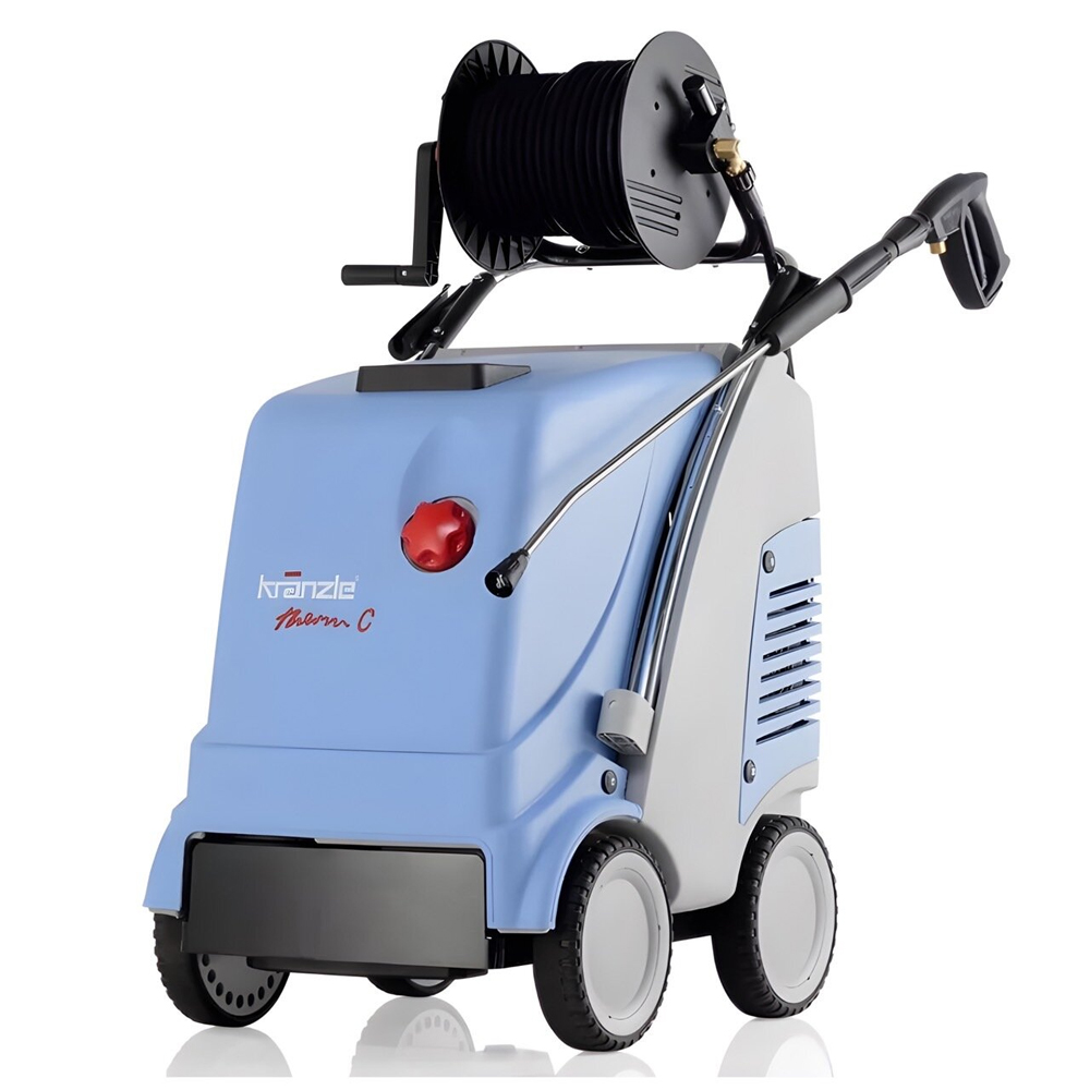 Threm C 11/130 T  ปั๊มอัดฉีด 130 บาร์ 1,400รอบ 220โวลท์ มีล้อเก็บสายอัดฉีด