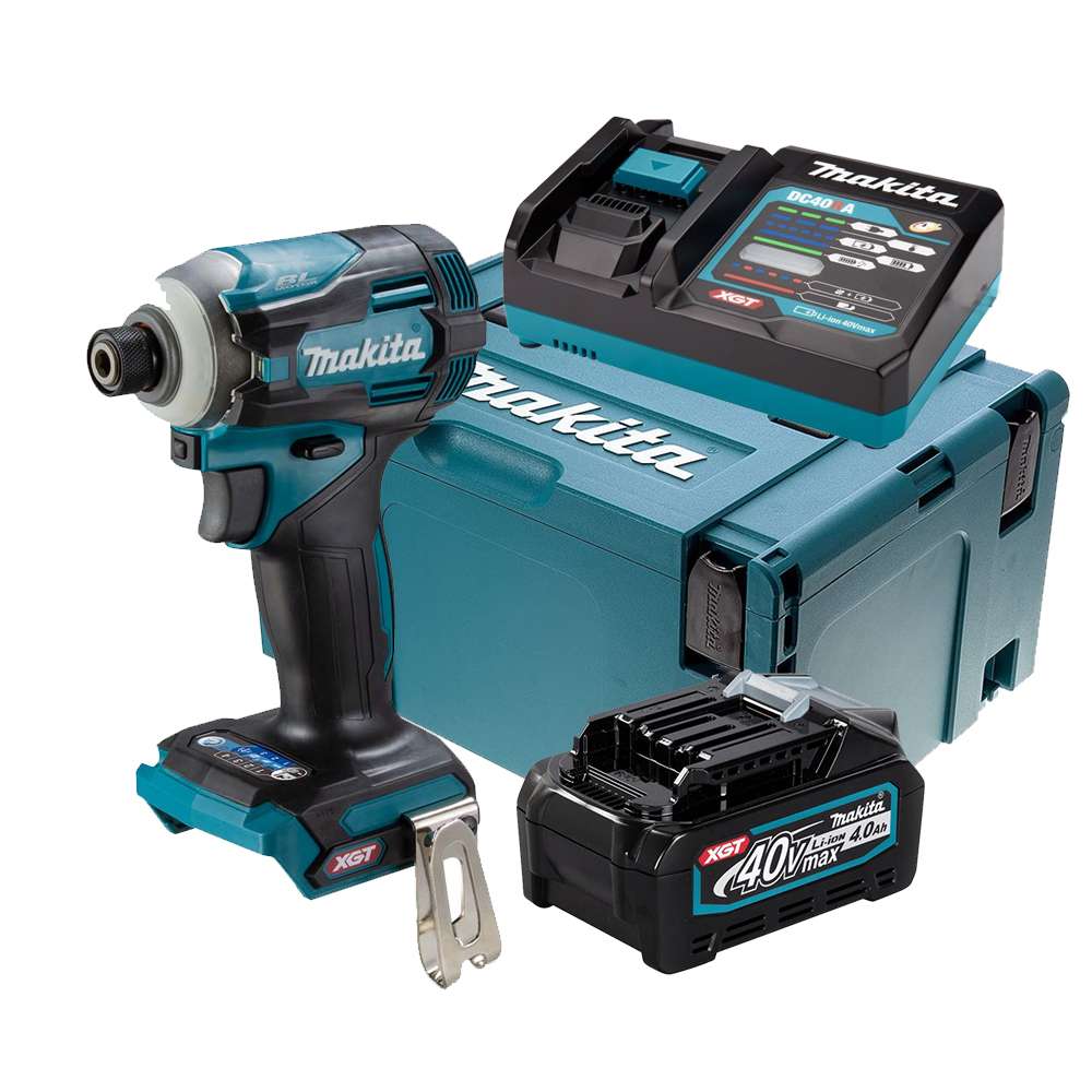 TD001GM101 ไขควงกระแทกไร้สาย Hex. 1/4" (6.35 มม.) 220 N.m BL (XGT Li-ion-40Vmax)