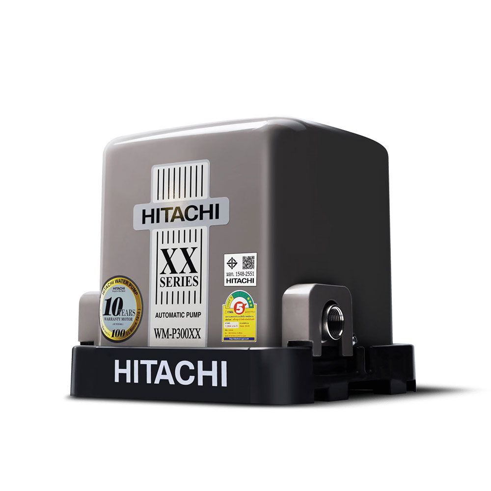 WM-P300XX ปั้มน้ำอัตโนมัติแรงดันคงที่ 300วัตต์ ถังเหลี่ยม