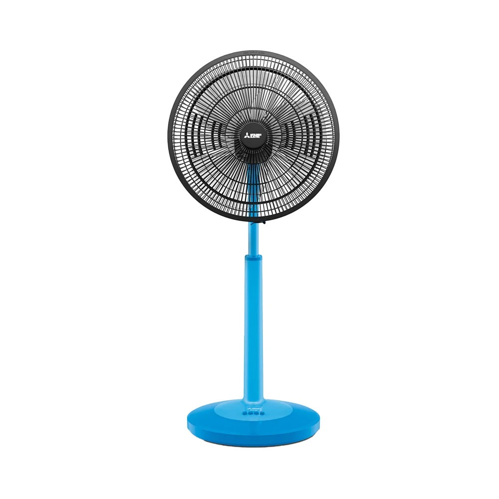 พัดลมตั้งพื้นกึ่งตั้งโต๊ะ Mitsubishi ขนาด 18นิ้ว รุ่น R18A-GB CY-BL (สีฟ้า)